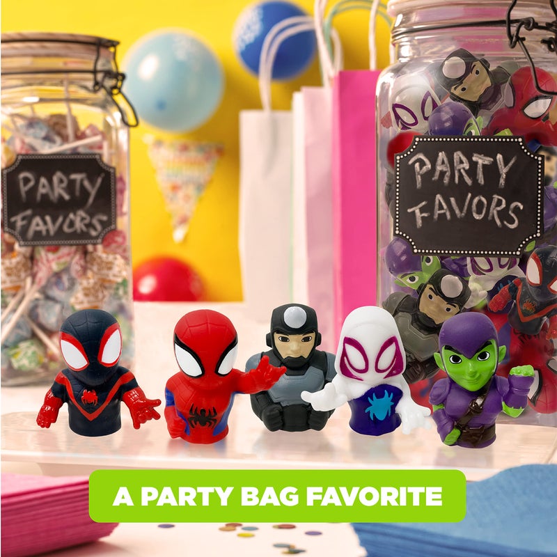 ginsey Spidey & His Amazing Friends 10 Piece Finger Puppet Set - Party Favors, Educational, Bath Toys, Floating Pool Toys, Beach Toys, Finger Toys, Playtime - Image 5