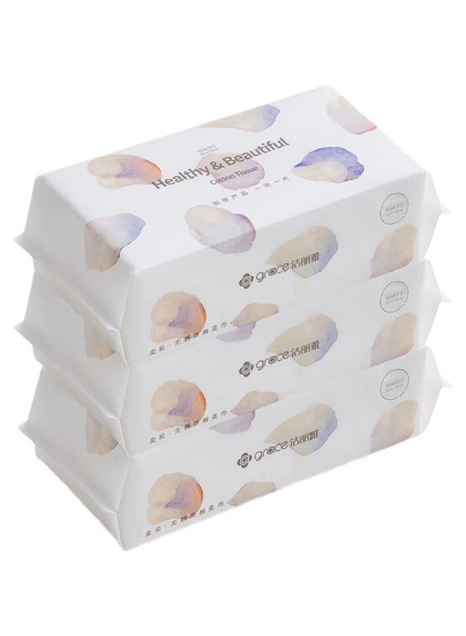 Grace Disposable Facial Cleansing Wipes, Face Towels, Face Wipes, Single Pack, 20*20Cm, 90 Sheets/Pack - Image 3