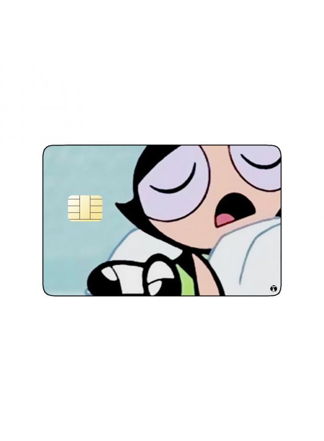 RKN PRINTED BANK CARD STICKER Animation Buttercup From The Powerpuff Girls By Cartoon Network - Image 2