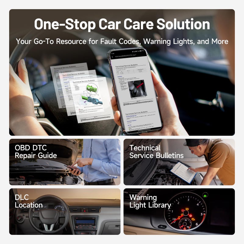 توب دون TOPDON CarPal A Obd2 Scanner Bluetooth، أداة تشخيص السيارة كاملة النظام - Image 3