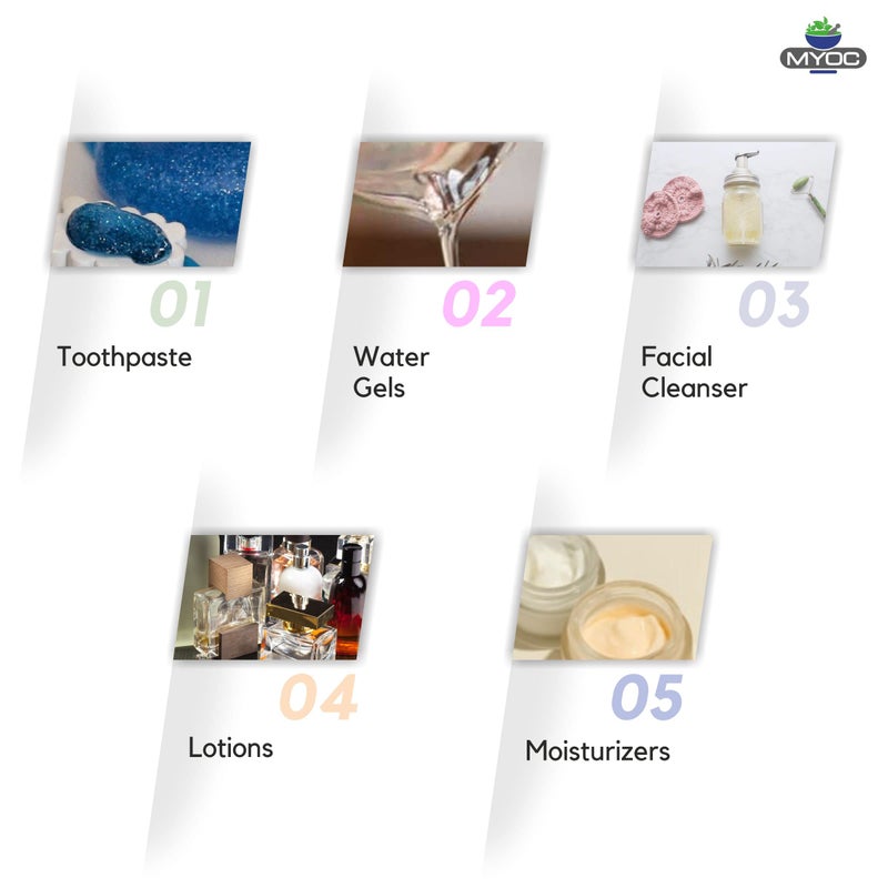 Myoc مسحوق صمغ الزانثان MYOC نقي وعضوي، غير معدّل وراثيًا، خالي من الغلوتين | يستخدم كمثبت للامتصاص، عامل تشكيل الأفلام، رابط | درجة تجميلية (230 جرام) - Image 5