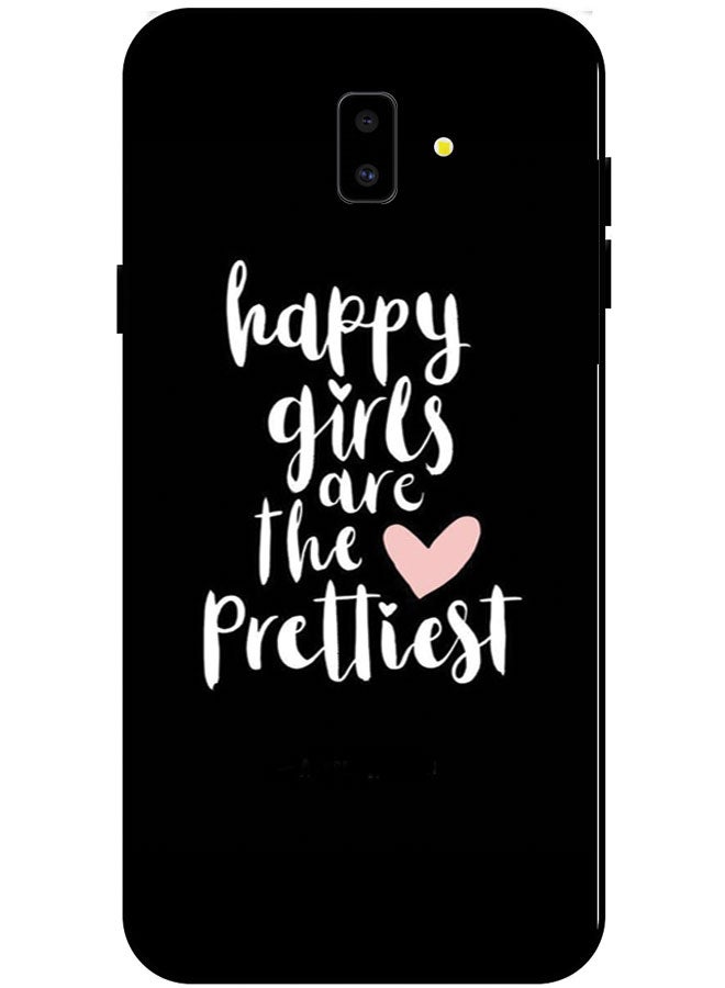 EYE CATCH Protective Case Cover For Samsung Galaxy J6 Plus Smart Series Printed Protective Case Cover for Samsung J6 Plus Happy Girls are the Prettiest - Image 1