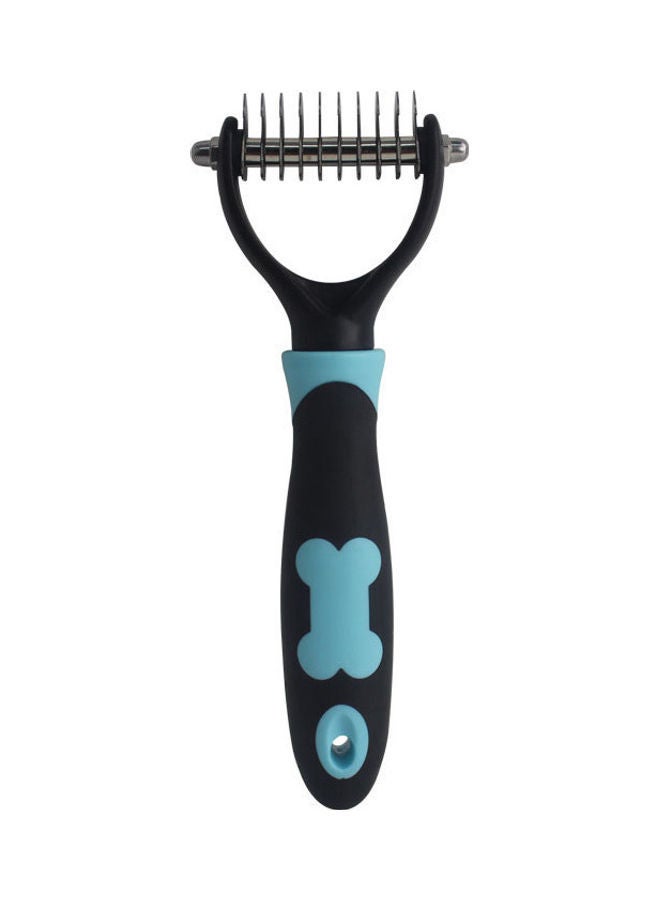 NIBEMINENT Double-Sided Hair And Brush Trimming Comb Black/Blue - Image 1