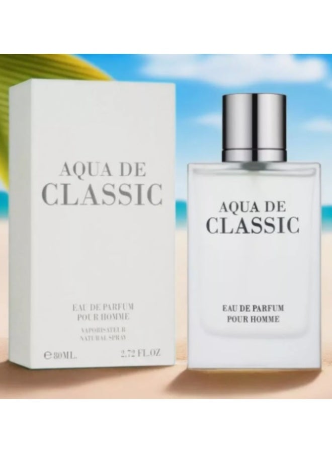 عام عطر أكوا دي كلاسيك أو دي بارفان 80 مل - Image 1