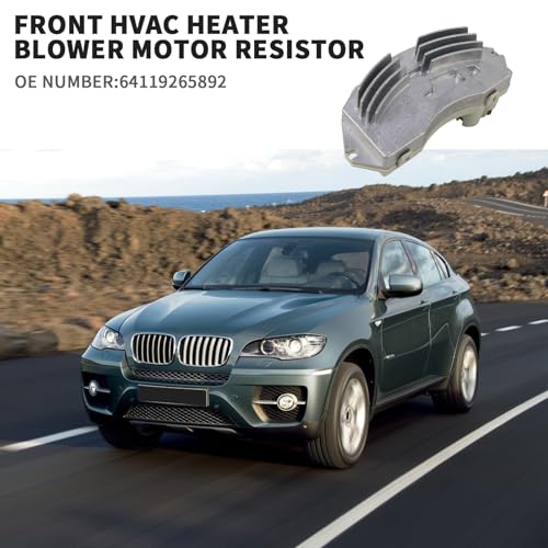 Bomunik 64119265892 Front HVAC Blower Motor Resistor 2005-2015 For BMW Series X5 X6 E70 E71 E72 E81 E82 E88 E90 Replacement # 64119146765 64116927090 64119222072 64119266185 - Image 2