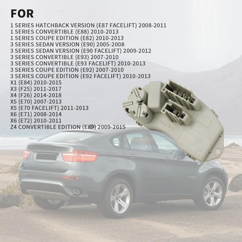 Bomunik 64119265892 Front HVAC Blower Motor Resistor 2005-2015 For BMW Series X5 X6 E70 E71 E72 E81 E82 E88 E90 Replacement # 64119146765 64116927090 64119222072 64119266185 - Image 4