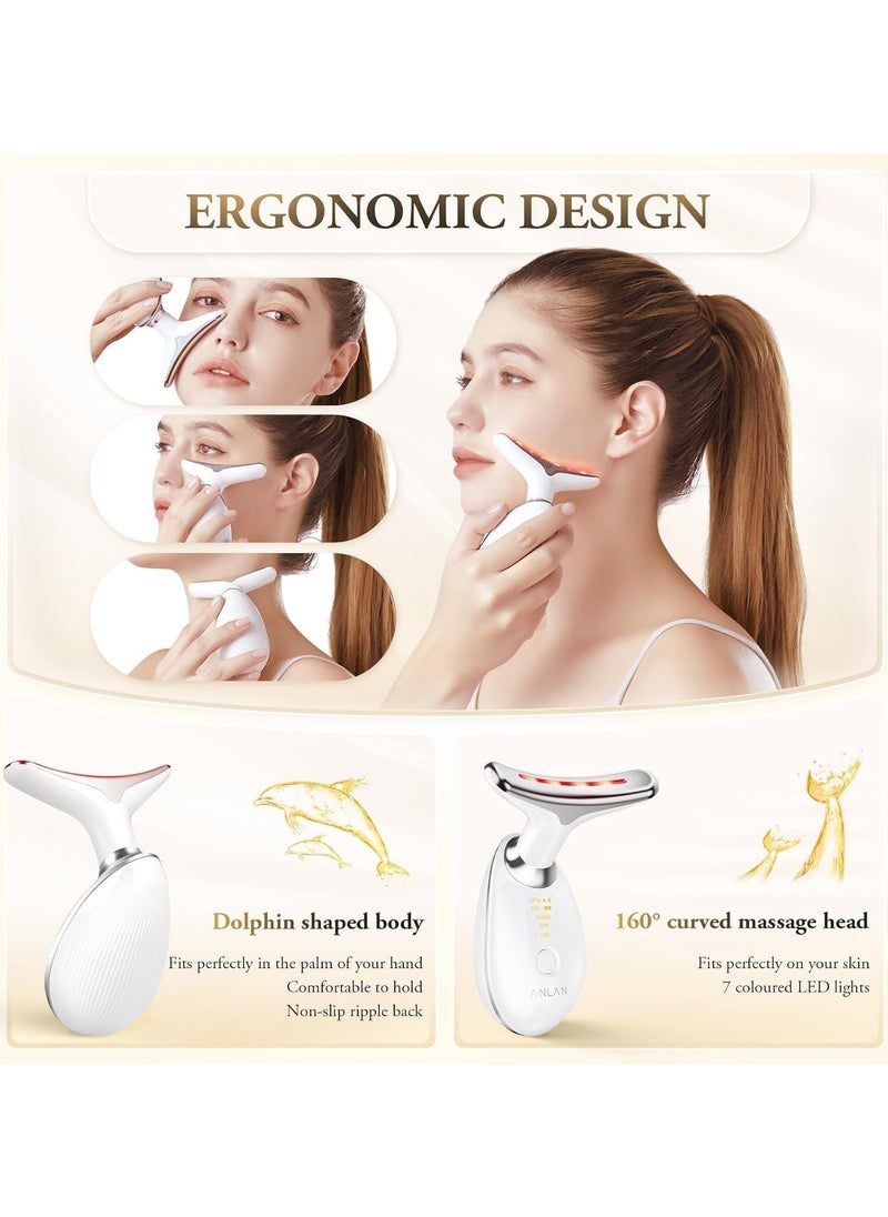 INFLUX Advanced Gua Sha Face Massager with Red Light Therapy -High Frequency Vibration Wand for Face, Neck, Skin Care Double Chin Reducer and Face Lifting Device-Face Device for Skin Tightening  - Image 3