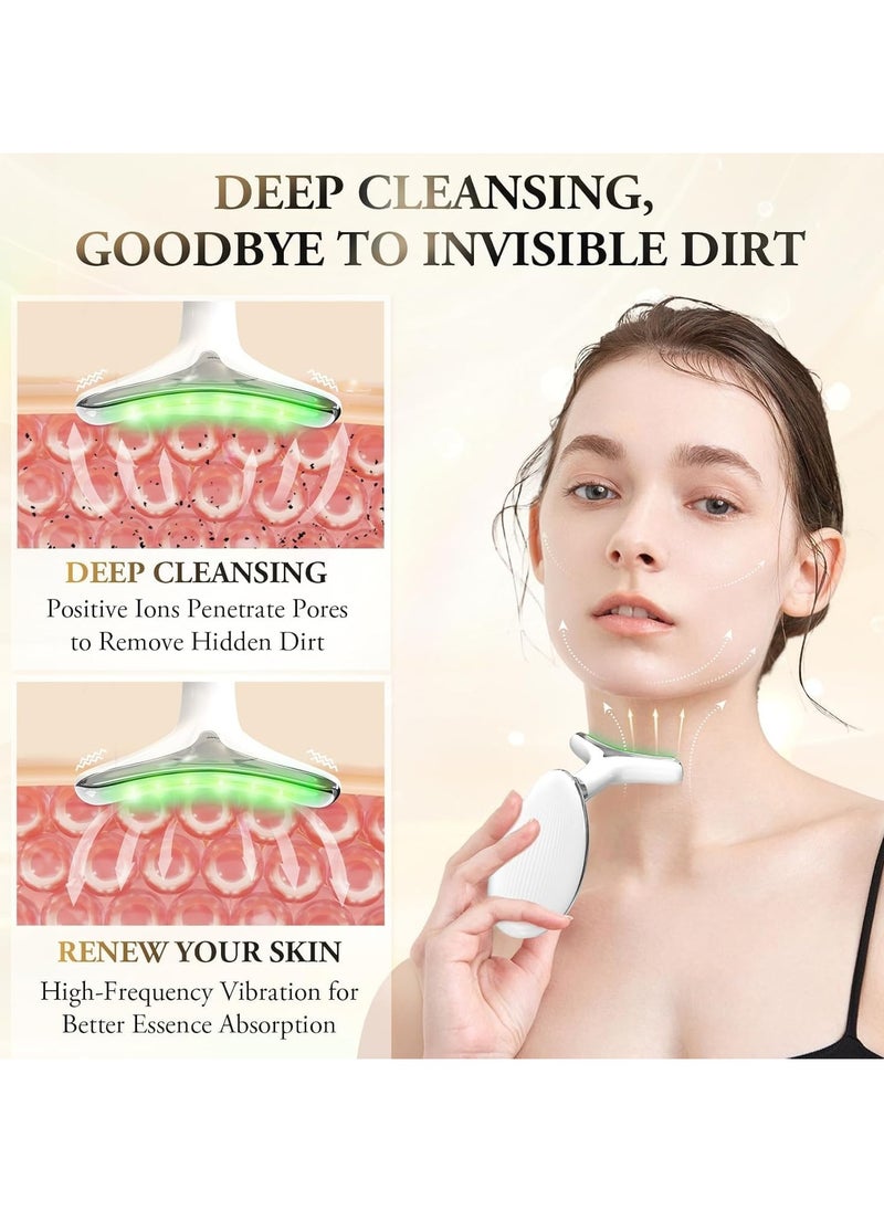 INFLUX Advanced Gua Sha Face Massager with Red Light Therapy -High Frequency Vibration Wand for Face, Neck, Skin Care Double Chin Reducer and Face Lifting Device-Face Device for Skin Tightening  - Image 2