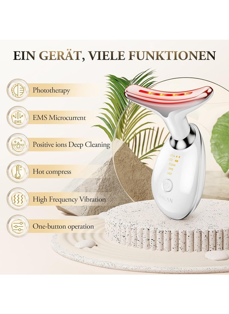 INFLUX Advanced Gua Sha Face Massager with Red Light Therapy -High Frequency Vibration Wand for Face, Neck, Skin Care Double Chin Reducer and Face Lifting Device-Face Device for Skin Tightening  - Image 4