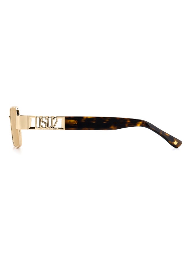 DSQUARED2 D2 0156/S Sunglasses Gold Rectangular - Image 5