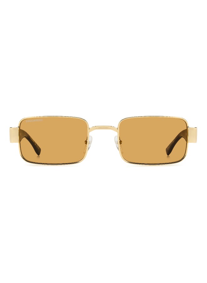 DSQUARED2 D2 0156/S Sunglasses Gold Rectangular - Image 3