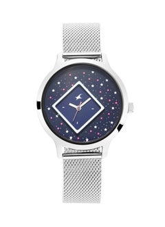 fastrack Eccentrics Watch -  Blue Dial With Stars And Mesh Metal Strap 6210Sm02  - Image 1