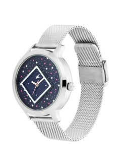 fastrack Eccentrics Watch -  Blue Dial With Stars And Mesh Metal Strap 6210Sm02  - Image 2
