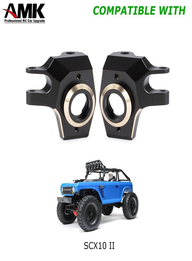 AMK SCX10 II Brass Steering Knuckles 96g Wheel Weights Outer Portal Drive Housing for 1/10 RC Crawler AR44 Axial SCX10 Upgrades - Image 2