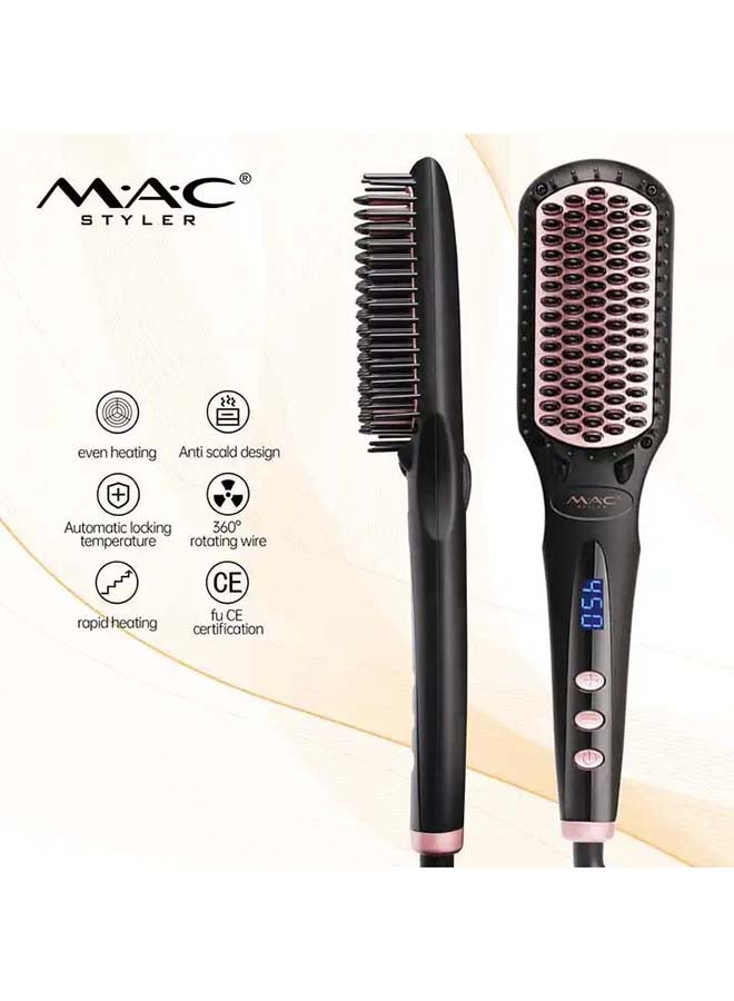 Mac Styler مكواة فرد الشعر بالبخار بشاشة LCD - Image 3