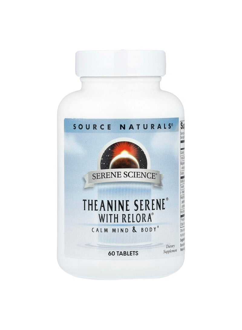 Source Naturals Serene Science®, Theanine Serene® With Relora®, 60 Tablets