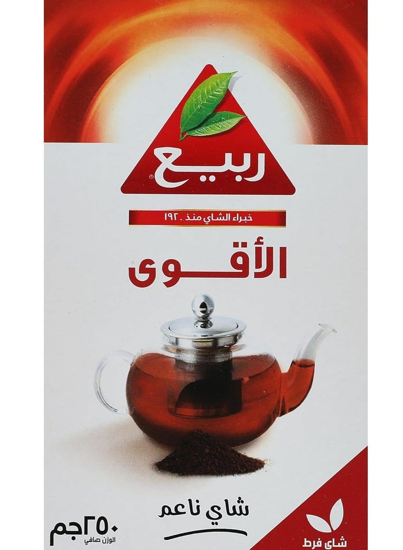 ربيع الاقوي شاى اسود ناعم 250 جرام