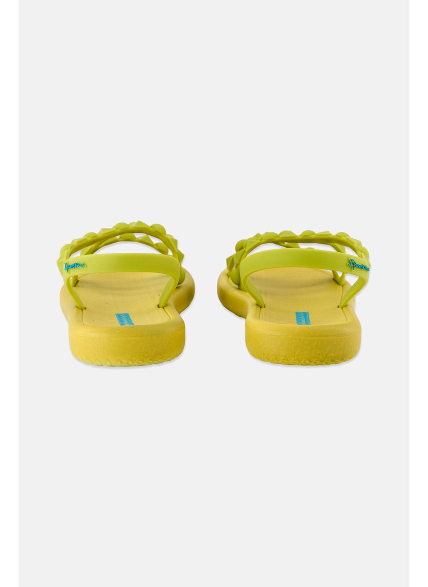 Ipanema Kids Girl Slingback Brand Logo Sandal, Yellow  - Image 2