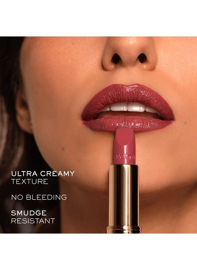 Lancome Paris أحمر شفاه كريمي مرطب لابسولو روج من لانكوم بلمسة نهائية ساتانية تدوم طويلاً  - Image 4