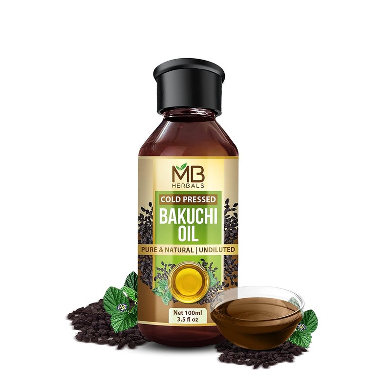 MB Herbals Bakuchi Oil 100ml 100 Pure Psoralea corylifolia Oil For External Use Only