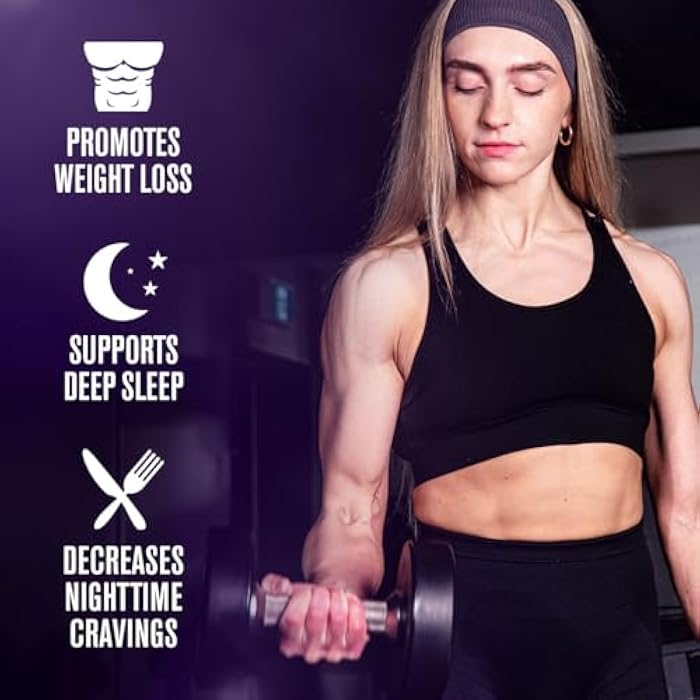 Jacked Factory Lean PM Night Time Fat Burner, Sleep Aid Supplement, & Appetite Suppressant for Men and Women - 60 Stimulant-Free Veggie Weight Loss Diet Pills - Image 4