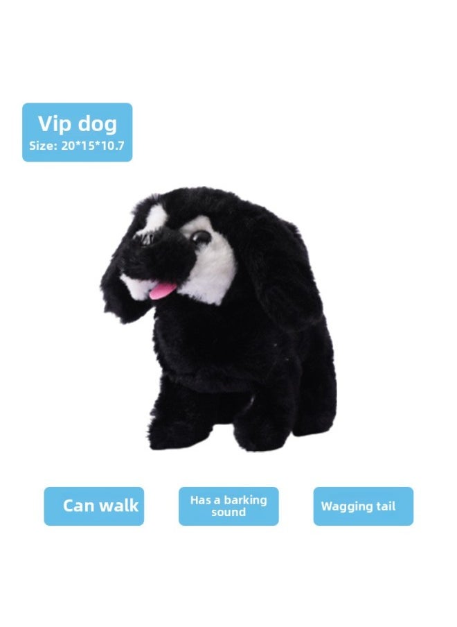 Simulation Electric Plush Dog Can Walk And Call Kitten Pet Toy Puppy Electronic Children's Toy Dog Wholesale-Color:VIP (Large)  - Image 1