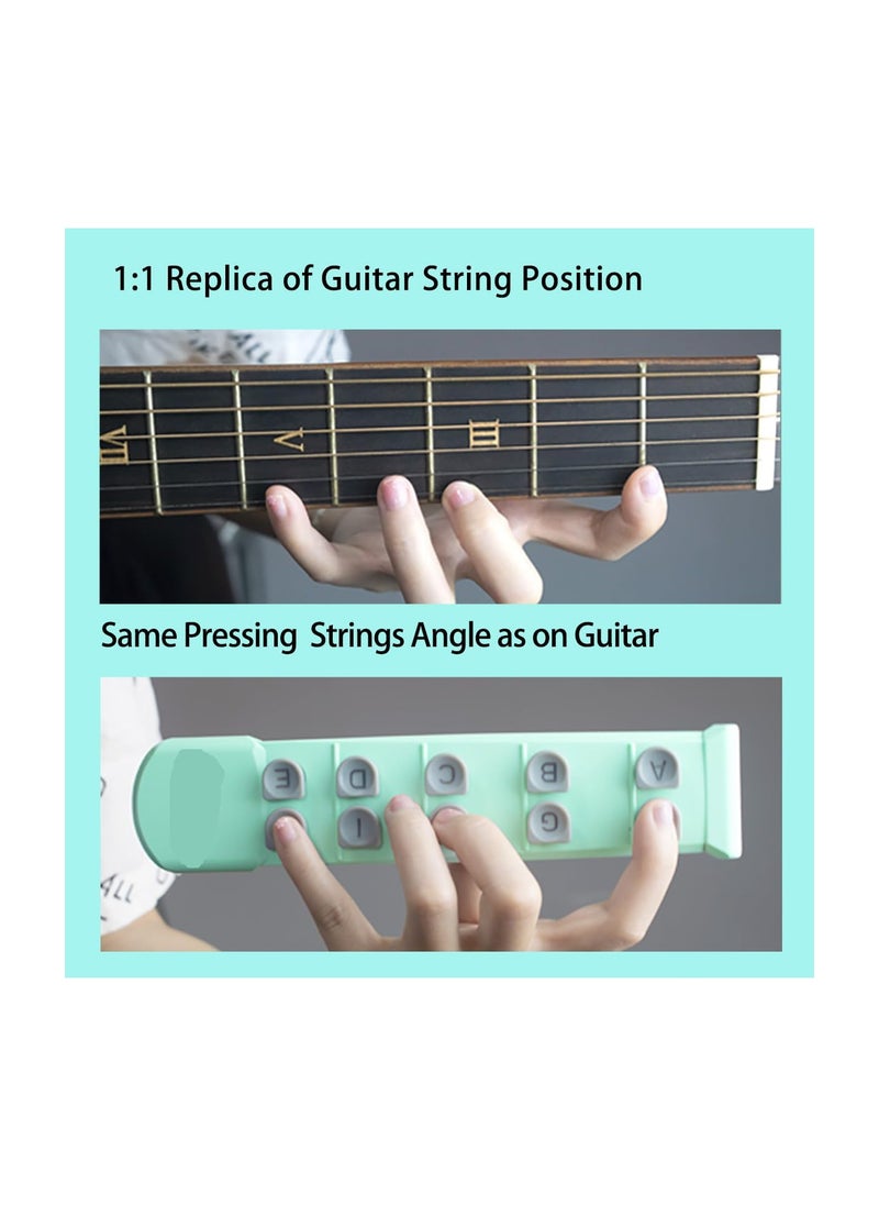 SYOSI - Adjustable Guitar Finger Strengthener and Trainer, Ergonomic Hand Grip Exerciser with Precise String Tension Simulation for Guitarists, Bass Players, and String Instrument Musicians(1 Pack) - Image 1