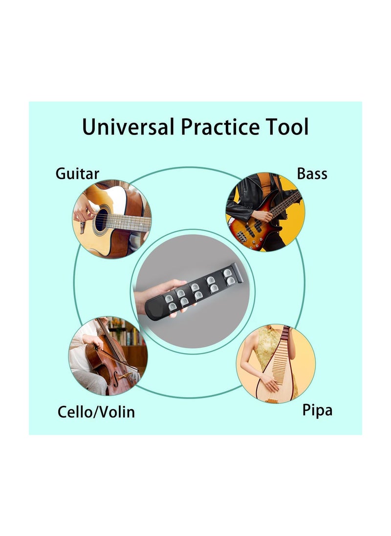 SYOSI - Adjustable Guitar Finger Strengthener and Trainer, Ergonomic Hand Grip Exerciser with Precise String Tension Simulation for Guitarists, Bass Players, and String Instrument Musicians(1 Pack) - Image 1