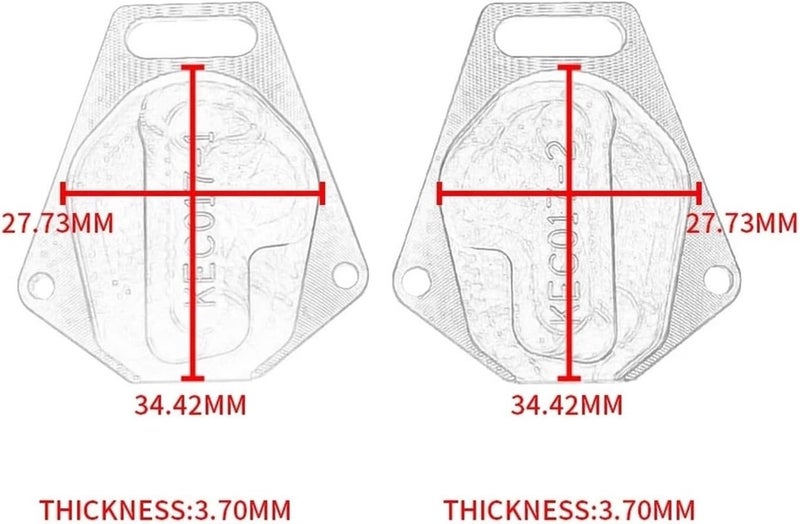Compatible with 125 200 250 390 Motorcycles Accessories Key Cover Cap Case Shell(Dark Grey) - Image 5