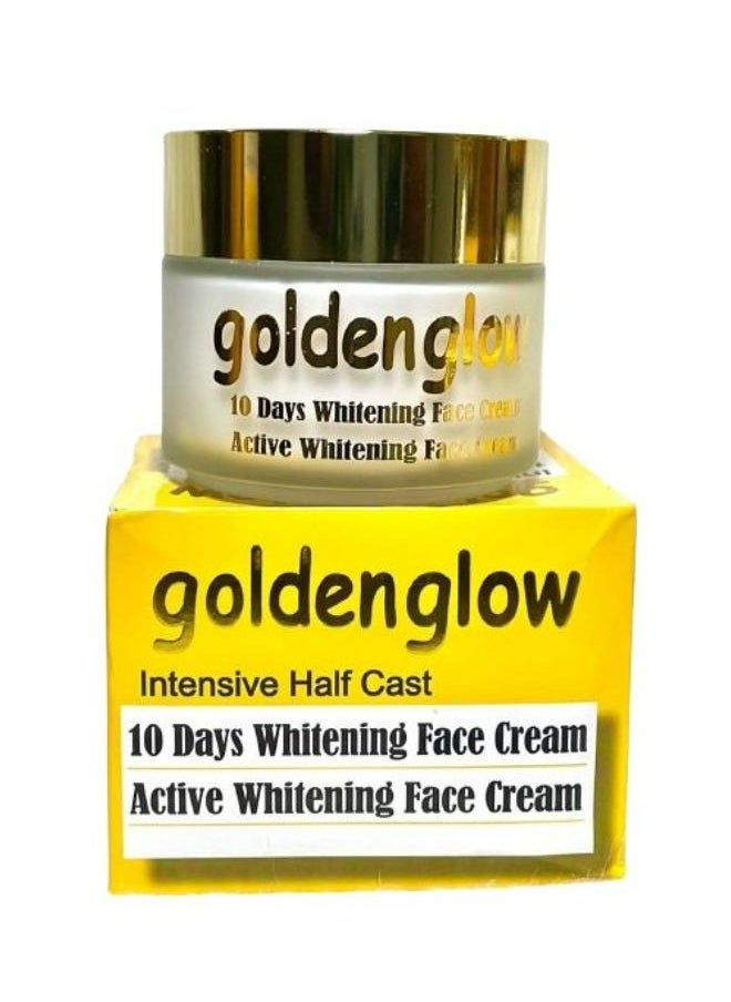 goldenglow - Golden Glow Intensive Half Cast 10 Days Whitening Face Cream 100 ML - Image 1