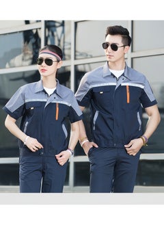 SKT Shiketro Summer Short Sleeve Workwear for Men and Women, Thin Reflective Work Protective Clothing that Absorbs Sweat and Allows for Breathability  - Image 5