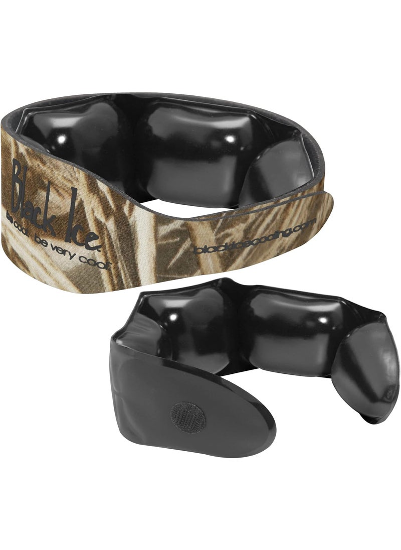 Black Ice Black Ice CCX-SYS Neck Cooling Wrap Cooling. Stay Cool in The Heat. Cools You Down and Keeps You Cool in The Summer Heat and Humidity (Camo, 2 Cooling Packs) 