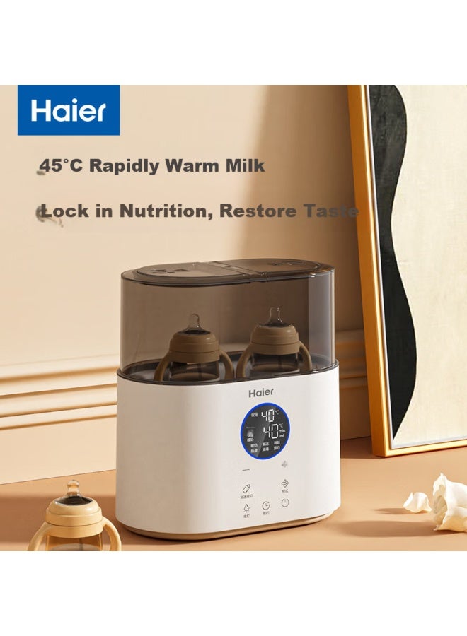 Haier Milk Warmer, Baby Bottle Sterilizer, Two-in Constant Temperature, Breast Milk Warmer, Milk Thawing, Timer Heating - Image 2