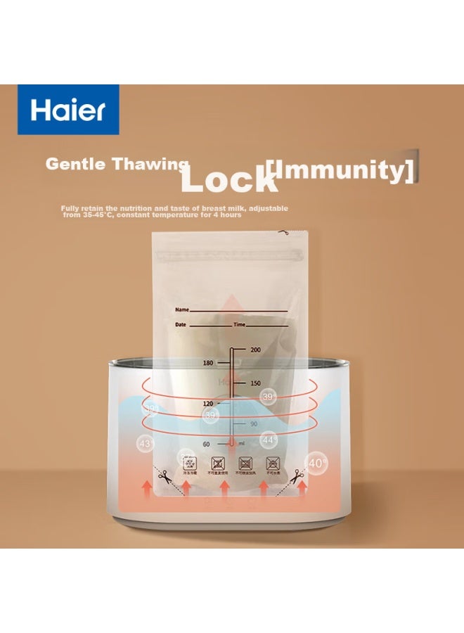 Haier Milk Warmer, Baby Bottle Sterilizer, Two-in Constant Temperature, Breast Milk Warmer, Milk Thawing, Timer Heating - Image 5