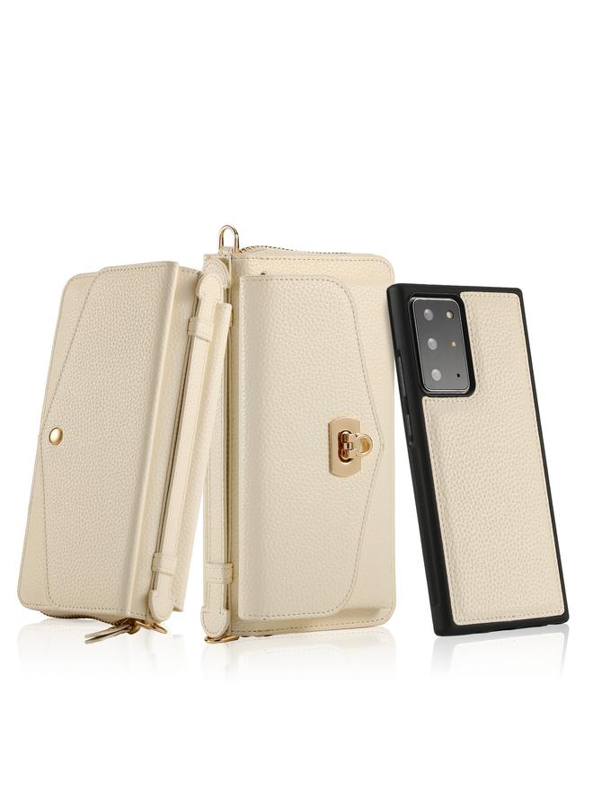 S-TOP Case For Samsung Galaxy Note20 Ultra Crossbody Multi-functional Zipper Wallet Litchi Leather Phone Case - Image 2