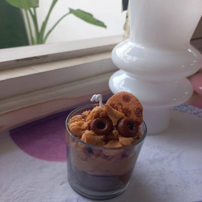 Khalid's برطمان موس الشوكولاتة من خالد شمعة مصنوعة من الصويا معطرة طبيعياً شموع صديقة للبيئة شمعة طبيعية نقية - Image 2