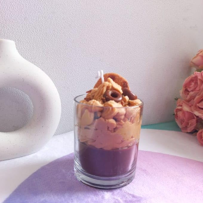 Khalid's برطمان موس الشوكولاتة من خالد شمعة مصنوعة من الصويا معطرة طبيعياً شموع صديقة للبيئة شمعة طبيعية نقية - Image 4