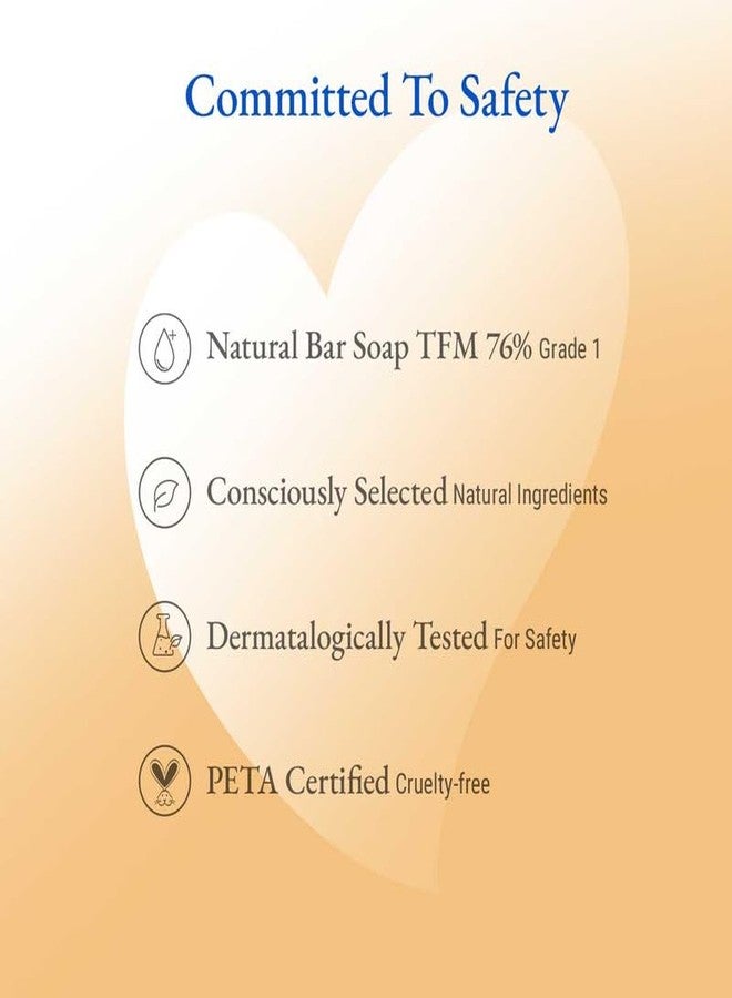 Softsens Natural Glowing Skin Cream Bar Soap 1200g (100g each x 12) | Enriched with Turmeric, Honey & Vitamin C for Adults | Dermatologically Tested | Paraben-Free - Image 4