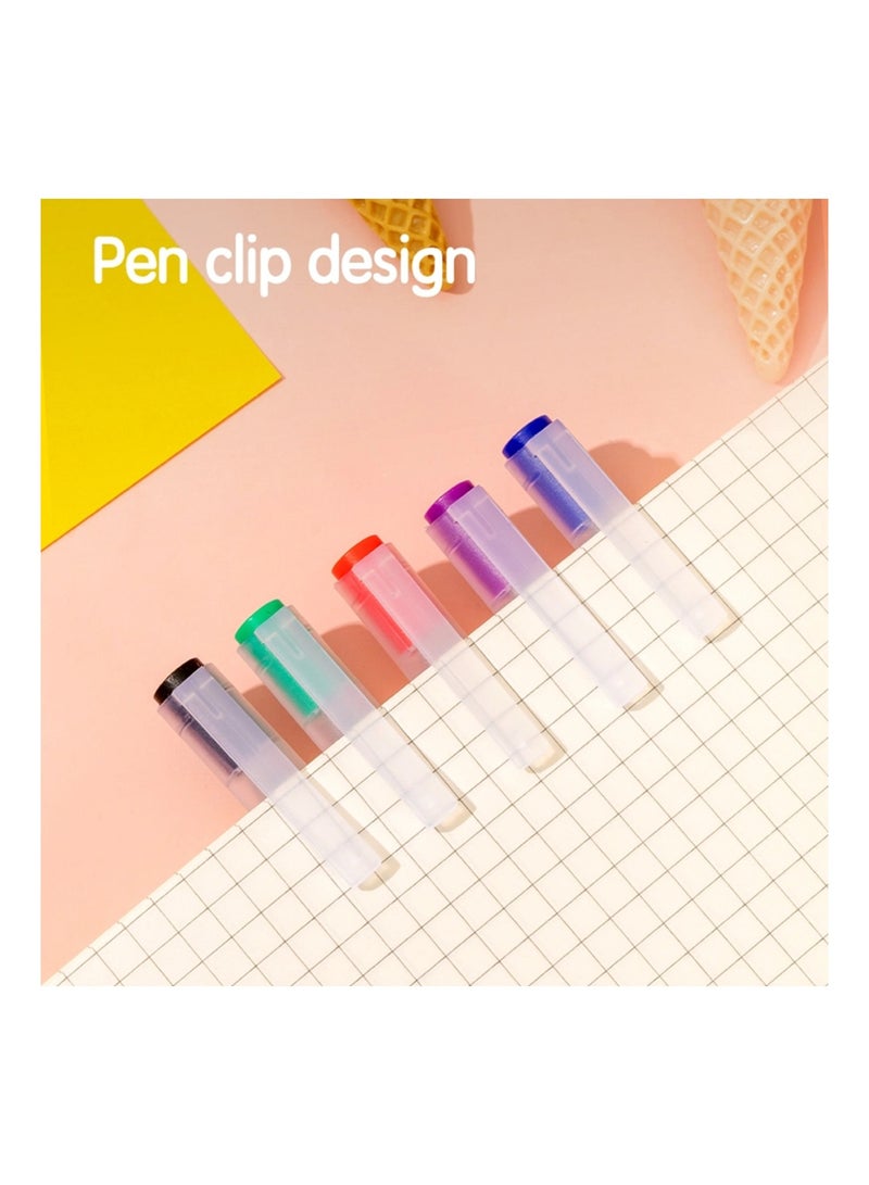 Deli 12-Piece G67 Needle Tip Gle Ink Pen 0.5mm Tip Purple Ink - Image 4