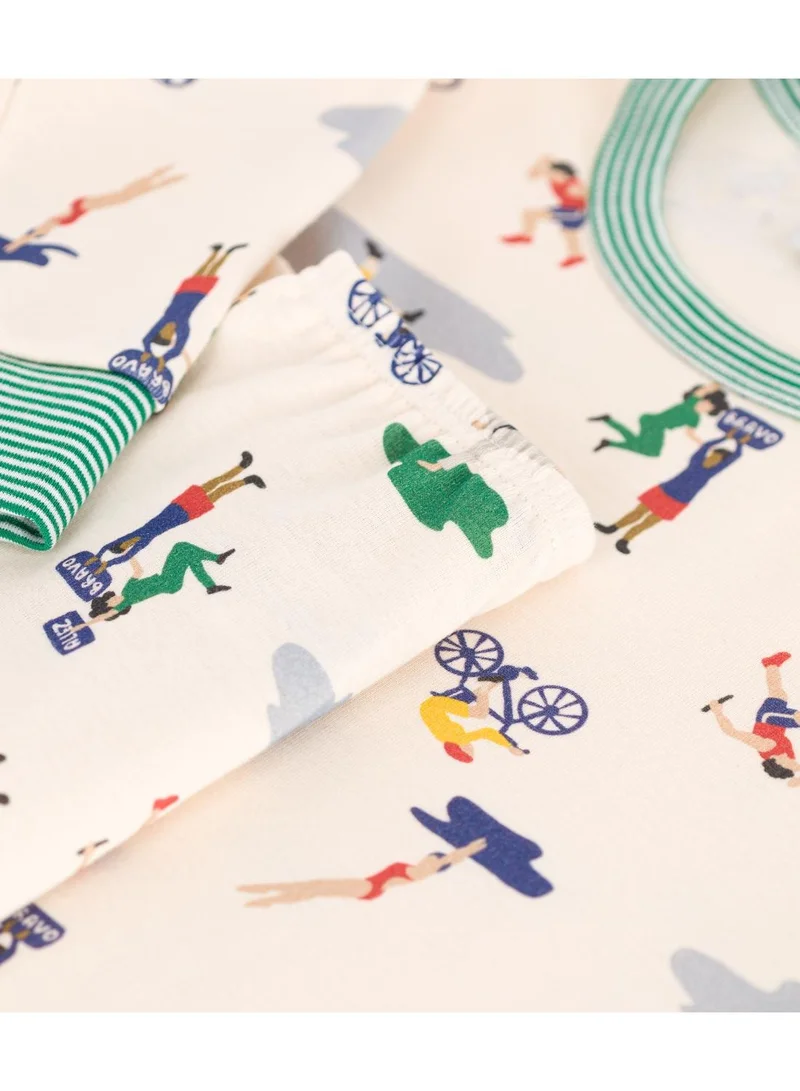 بيتي باتو Children's multi-sports print cotton pyjamas