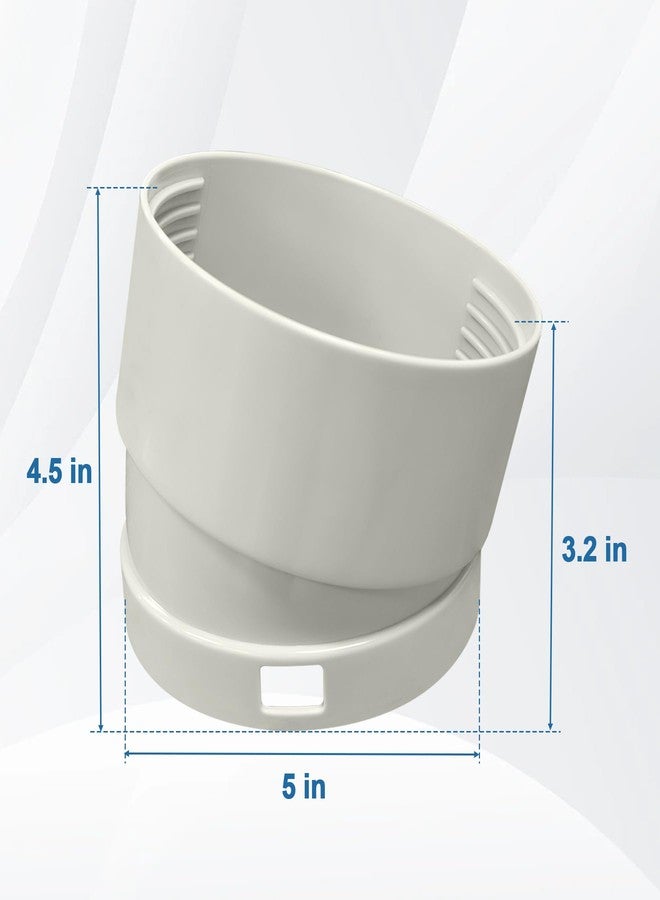 CG #NE1950 Angled Exhaust HOSE Adapter Fits for 5-inch Appliance Hose Adapter Home Appliance Accessories For Barbecue Humidifier & Air Conditioning - Image 2