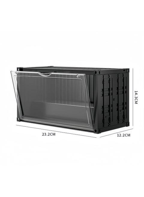 Labubu Container Blind Box Storage Box Dustproof Cabinet Home Transparent Pop Mart Display Stand Doll Doll Box