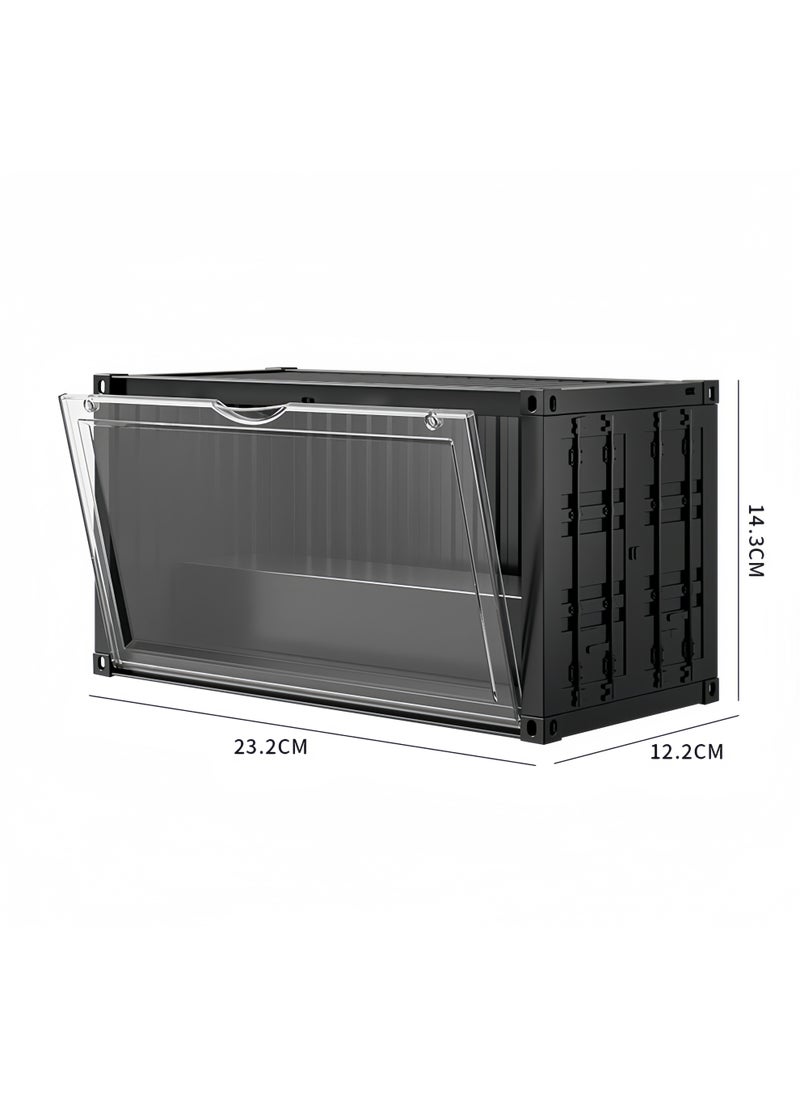 SKT Shiketro Labubu Container Blind Box Storage Box Dustproof Cabinet Home Transparent Pop Mart Display Stand Doll Doll Box  - Image 1