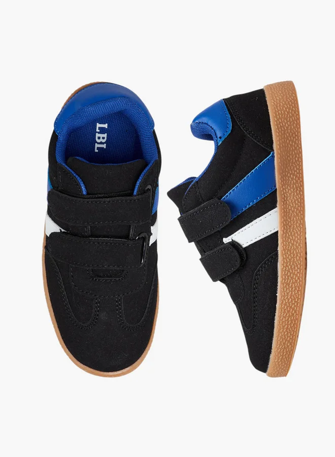 ال بي ال من شو اكسبرس Panelled Sneakers with Hook and Loop Closure