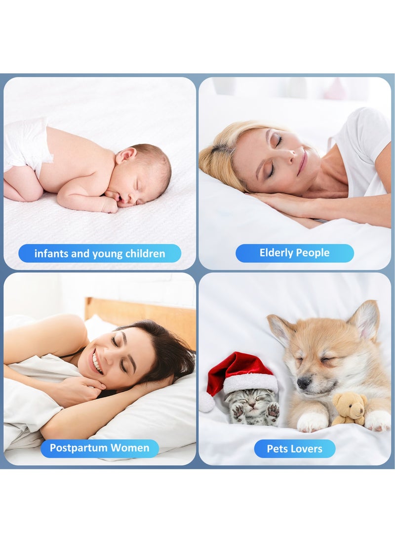 Waterproof Mattress Protector, Soft Breathable Noiseless Mattress Pad Cover, Bed Cover Deep Pocket for 5-26cm Pad, Skin-Friendly Machine Washable Vinyl Free for Pets Kids Adults(180x200cm) - pzsku/ZE09B076983D964EB345EZ/45/_/1721114670/ec677bef-9eea-4348-95ba-ddb876df6644