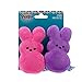 Peeps for Pets Plush Bunny Toys for Dogs PinkPurple Mini2 Pack Fun Way to Keep Your Pet Entertained for Hours Soft Cute Cuddly and Squeaky Dog Toys for Easter or Everyday Use - Image 3