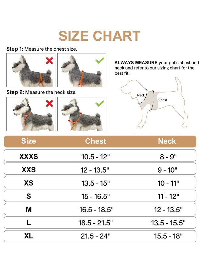 Joytale Small Dog Harness, Breathable Mesh Step-in Vest Harness, Reflective Soft Padded Harnesses for Small and Medium Dogs, Brown, M - Image 3