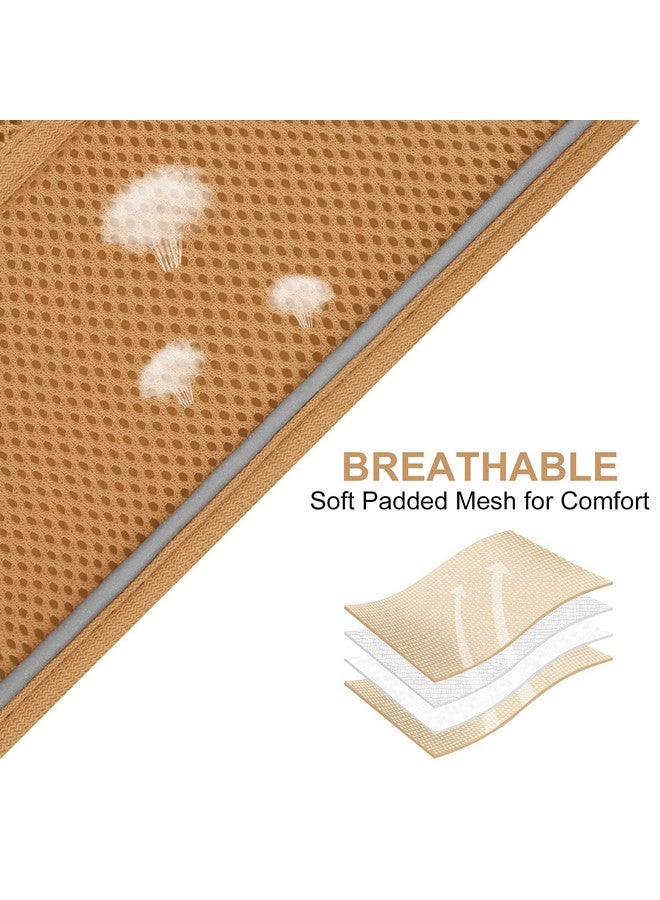 Joytale Small Dog Harness, Breathable Mesh Step-in Vest Harness, Reflective Soft Padded Harnesses for Small and Medium Dogs, Brown, M - Image 5