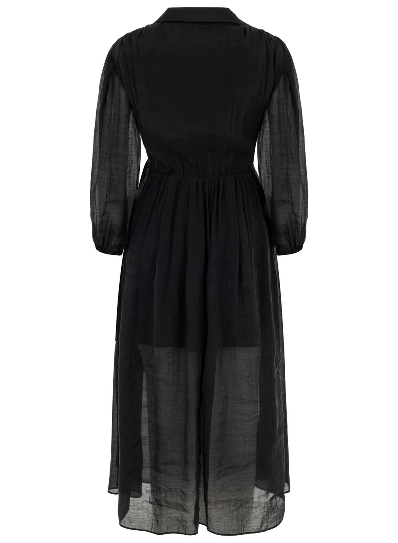 نوكتورن Belted Midi Dress