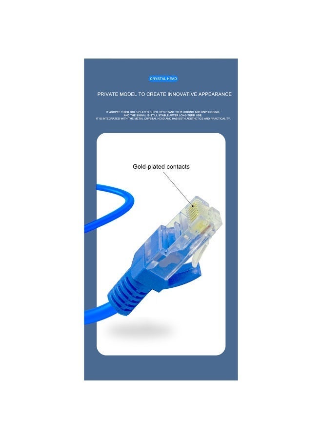ستارجولد كابل CAT6 كابل توصيل إنترنت عالي السرعة 15 متر - Image 2